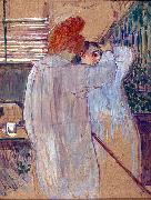 Henri  Toulouse-Lautrec Two Women in Nightgowns china oil painting artist